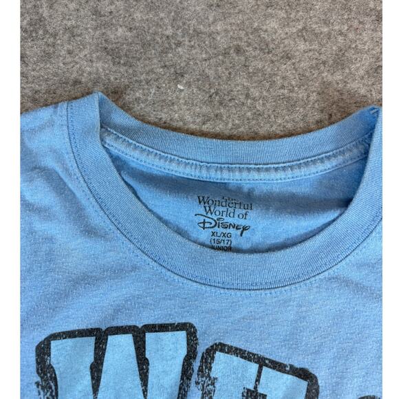 VINTAGE Disney Shirt Youth XL 15/17 Blue Whatever Eeyore Graphic Tee Cartoon - Picture 4 of 5